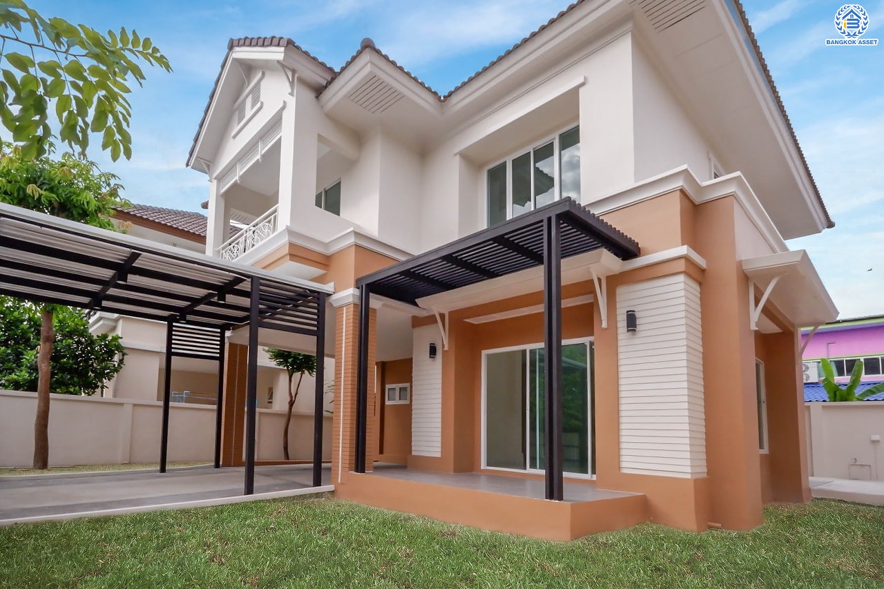 บ้านมือสองตกแต่งใหม่ โครงการ ธารา ราชพฤกษ์-ปิ่นเกล้า บ้านสวย พร้อมอยู่ เนื้อที่ 61.4 ตร.ว. ฟังก์ชัน 3 ห้องนอน 3 ห้องน้ำ จอดรถได้ 2 คัน บนทำเลเชื่อมต่อถนนกาญจนาภิเษก ใกล้รถไฟฟ้าสายสีแดง "สถานีตลิ่งชัน" และจุดขึ้นทางด่วน "ศรีรัช" รายล้อมด้วยสิ่งอำนวยความสะดวกครบครัน